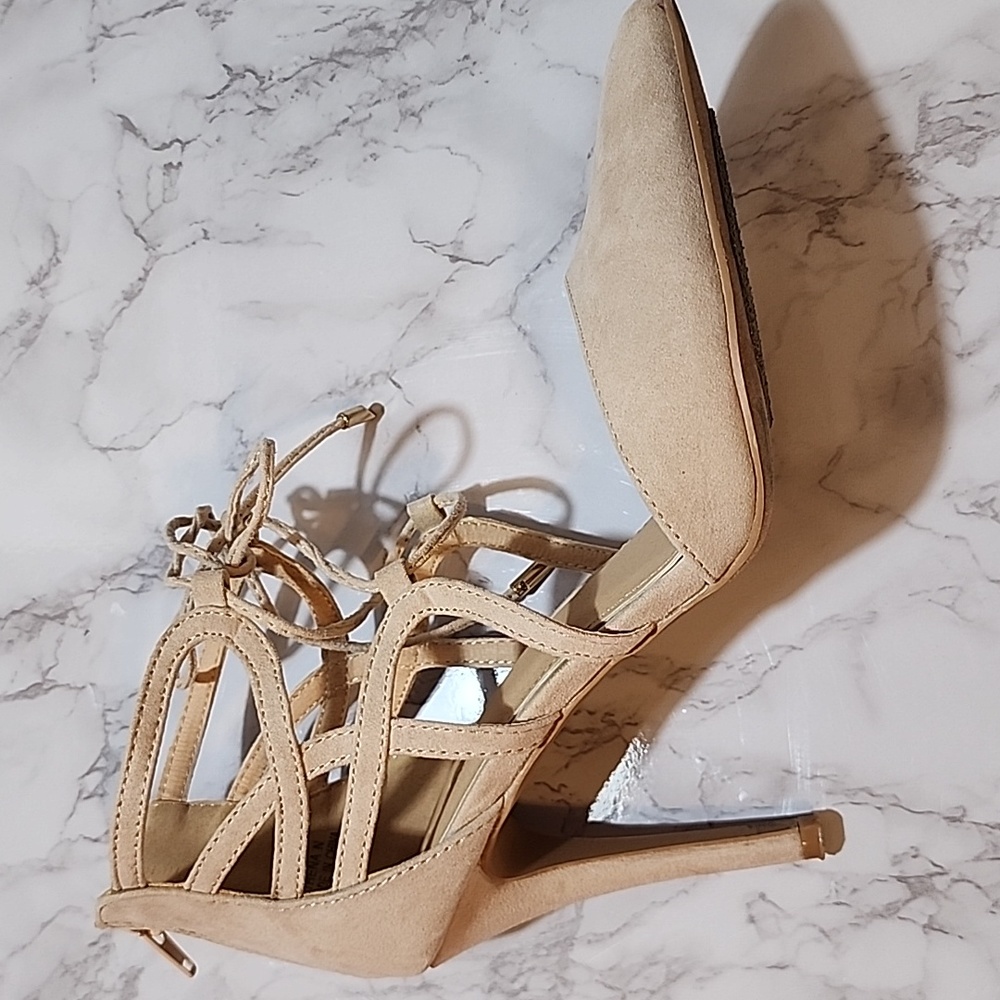Charlotte Russe Athena nude heels